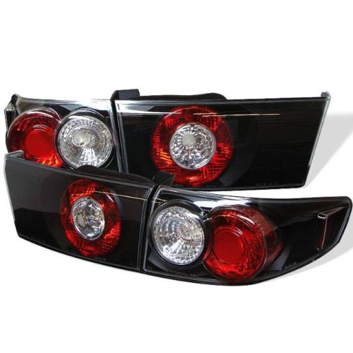 Honda Accord 03-05 4Dr Euro Style Tail Lights - Black Spyder Auto in the group Select car model / Honda at DDESIGN Scandinavia AB (ALT-YD-HA03-4D-BK)