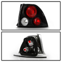 Honda Accord 94-95 Euro Style Tail Lights - Black Spyder Auto
