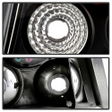 Honda Accord 94-95 Euro Style Tail Lights - Black Spyder Auto