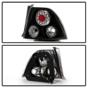 Honda Accord 94-95 LED Tail Lights - Black Spyder Auto