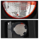 Honda Accord 96-97 Euro Style Tail Lights - Black Spyder Auto