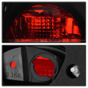 Honda Accord 96-97 Euro Style Tail Lights - Black Spyder Auto