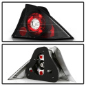 Honda Civic 01-03 2Dr Euro Style Tail Lights - Black Spyder Auto