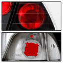 Honda Civic 01-05 4Dr Euro Style Tail Lights - Black Spyder Auto