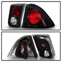 Honda Civic 01-05 4Dr Euro Style Tail Lights - Black Spyder Auto