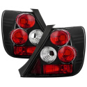 Honda Civic Si 03-05 Hatchback 3DR Euro Style Tail Lights - Black Spyder Auto