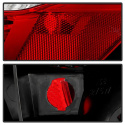 Honda Civic 06-08 2Dr LED Tail Lights - Red Clear Spyder Auto