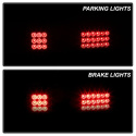 Honda Civic 92-95 2/4DR LED Tail Lights - Black Spyder Auto