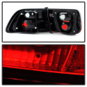 Honda Civic 96-00 2Dr Crystal Tail Lights - Red Smoke Spyder Auto
