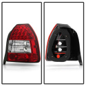 Honda Civic 96-00 3DR LED Tail Lights - Red Clear Spyder Auto