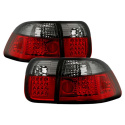 Honda Civic 96-98 4Dr LED Tail Lights - Red Smoke Spyder Auto