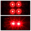 Honda Civic 96-98 4Dr LED Tail Lights - Red Smoke Spyder Auto