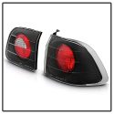 Honda Civic 99-00 4Dr Euro Style Tail Lights - Black Spyder Auto