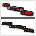 Honda CRX 88-91 Euro Style Tail Lights - Black Spyder Auto