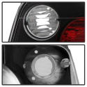 Honda Del Sol 93-97 Euro Style Tail Lights - Black Spyder Auto