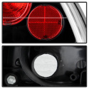 Honda Prelude 92-96 Euro Style Tail Lights - Black Spyder Auto