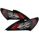 Hyundai Genesis 10-12 2Dr LED Tail Lights - Black Spyder Auto