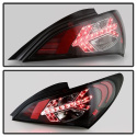 Hyundai Genesis 10-12 2Dr LED Tail Lights - Black Spyder Auto