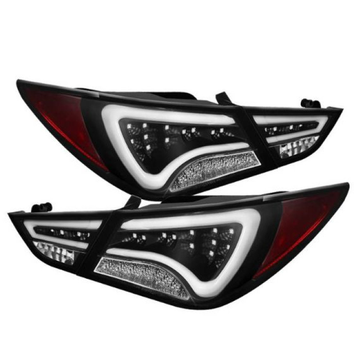 Hyundai Sonata 11-13 LED Tail Lights - Light Bar - Black Spyder Auto in the group Select car model / Hyundai / Sonata I45 at DDESIGN Scandinavia AB (ALT-YD-HYSON11-LED-BK)