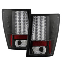 Jeep Grand Cherokee 07-10 LED Tail Lights - Black Spyder Auto