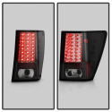 Jeep Grand Cherokee 07-10 LED Tail Lights - Black Spyder Auto