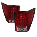 Jeep Grand Cherokee 07-10 LED Tail Lights - Red Clear Spyder Auto