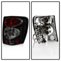 Jeep Grand Cherokee 99-04 Euro Style Tail Lights - Black Smoke Spyder Auto