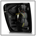 Jeep Grand Cherokee 99-04 LED Tail Lights Version 2 - Black Spyder Auto