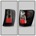 Jeep Grand Cherokee 99-04 LED Tail Lights Version 2 - Black Spyder Auto
