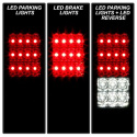 Jeep Wrangler 07-15 LED Tail Lights - Red Clear Spyder Auto