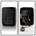 Jeep Wrangler 07-15 LED Tail Lights - Smoke Spyder Auto