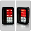 Jeep Wrangler 07-15 LED Tail Lights - Smoke Spyder Auto