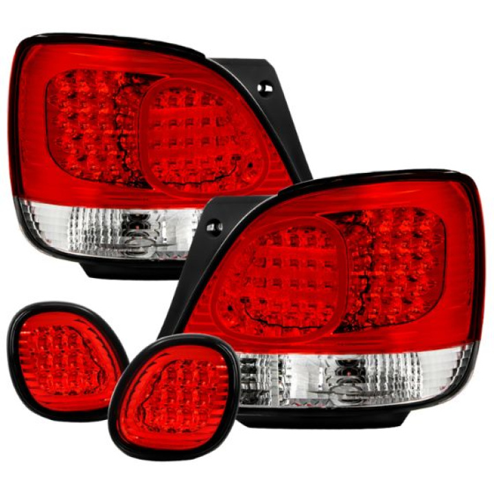 Lexus GS 300 / 400 98-05 LED Tail Lights - Red Clear Spyder Auto in the group Select car model / Lexus / GS 97-05 / Styling at DDESIGN Scandinavia AB (ALT-YD-LGS98-LED-RC)