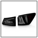 Lexus IS250 06-08 LED Tail Lights - Black Smoke Spyder Auto