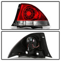Lexus IS 300 01-03 LED Tail Lights - Red Clear Spyder Auto