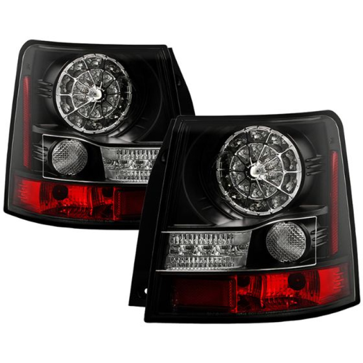 Land Rover Range Rover Sport 06-09 LED Tail Lights - Black Spyder Auto in the group Select car model / Land Rover / Range Rover at DDESIGN Scandinavia AB (ALT-YD-LRRRS06-LED-BK)