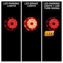 Land Rover Range Rover Sport 06-09 LED Tail Lights - Black Spyder Auto