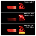 Lexus RX330 / RX350 04-09 LED Tail Lights - Black Spyder Auto