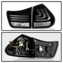 Lexus RX330 / RX350 04-09 LED Tail Lights - Black Spyder Auto