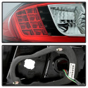 Mazda 6 03-08 4/5DR (Not fit Wagon) LED Tail Lights - Black Spyder Auto