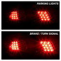 Mazda 6 03-08 4/5DR (Not fit Wagon) LED Tail Lights - Black Spyder Auto