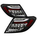 Mercedes Benz W204 C-Class 11-14 LED Tail Lights (Will Fit LED Model Only) - Black Spyder Auto