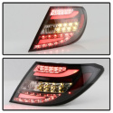 Mercedes Benz W204 C-Class 11-14 LED Tail Lights (Will Fit LED Model Only) - Black Spyder Auto