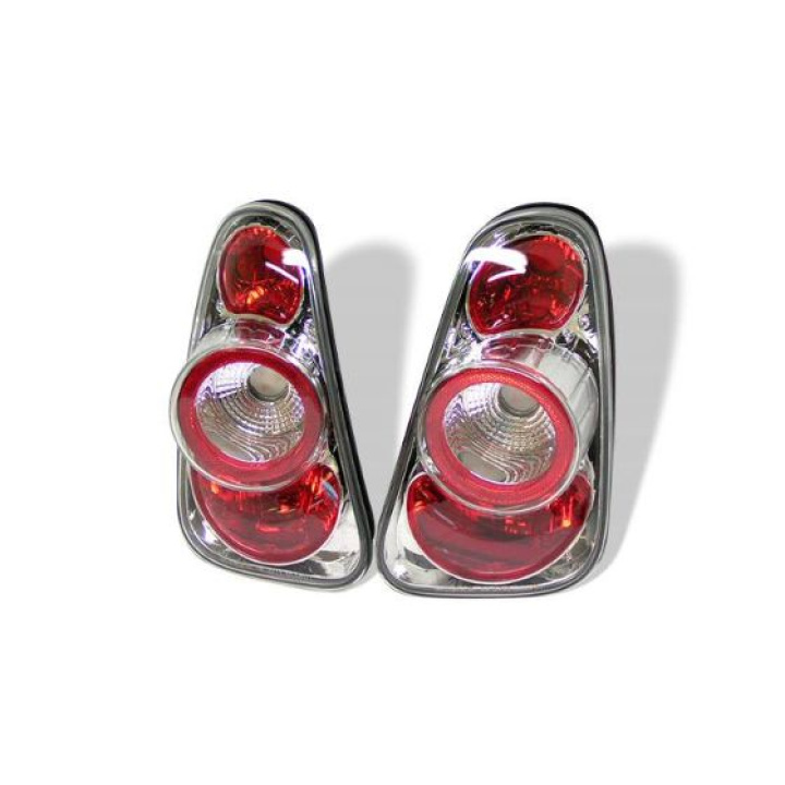 Mini Cooper 02-06 / Cooper Convertibles 05-08 Euro Style Tail Lights - Chrome Spyder Auto in the group Select car model / Mini / Cooper (R50/52/53) 2000-2006 / Styling at DDESIGN Scandinavia AB (ALT-YD-MC02-C)