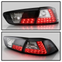 Mitsubishi Lancer / Evolution X 08-14 ( WillNot Fit SportBack ) LED Tail Lights - Black Spyder Auto