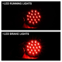 Nissan 350Z 03-05 LED Tail Lights - Black Spyder Auto
