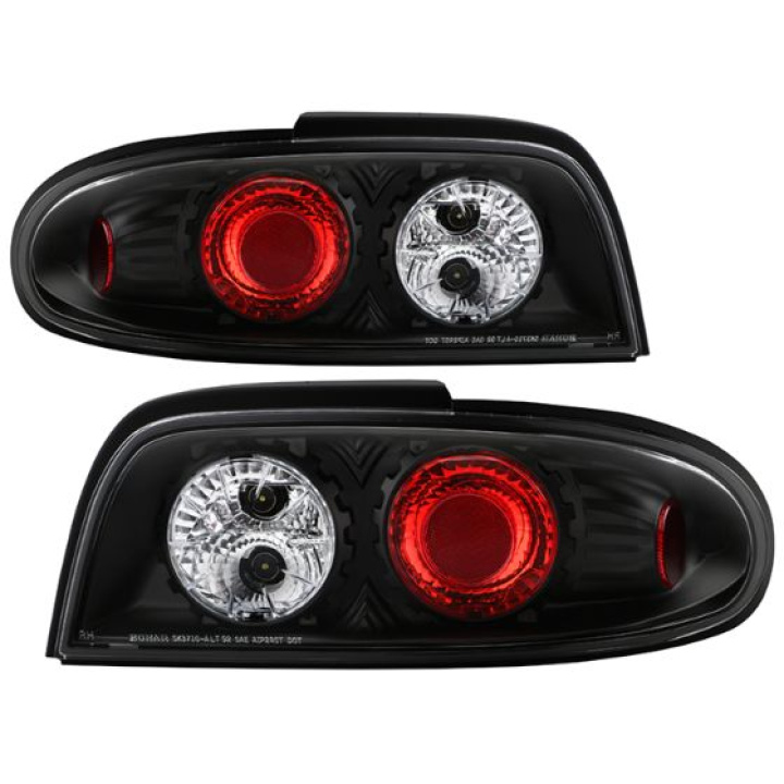 Nissan Altima 93-97 Euro Style Tail Lights - Black Spyder Auto in the group Select car model / Nissan / Altima 1992+ at DDESIGN Scandinavia AB (ALT-YD-NA93-BK)