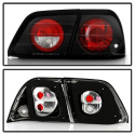 Nissan Maxima 97-99 Euro Style Tail Lights - Black Spyder Auto