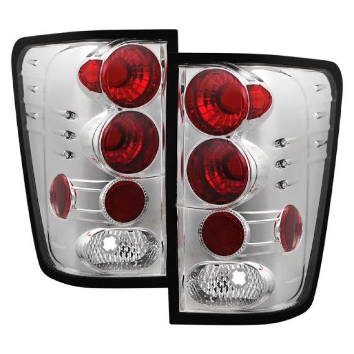 Nissan Titan 04-14 Euro Style Tail Lights - Chrome Spyder Auto in the group Select car model / Nissan / Titan 03-15 / Styling at DDESIGN Scandinavia AB (ALT-YD-NTI04-C)