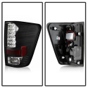 Nissan Titan 04-14 LED Tail Lights - Black Spyder Auto